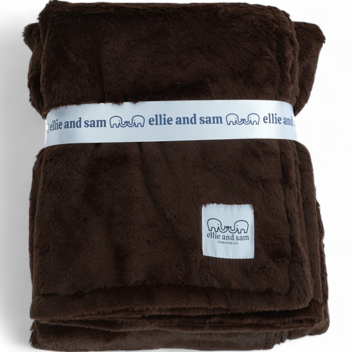 Luxury Borderless Throw (Big Blanket) - Chocolate