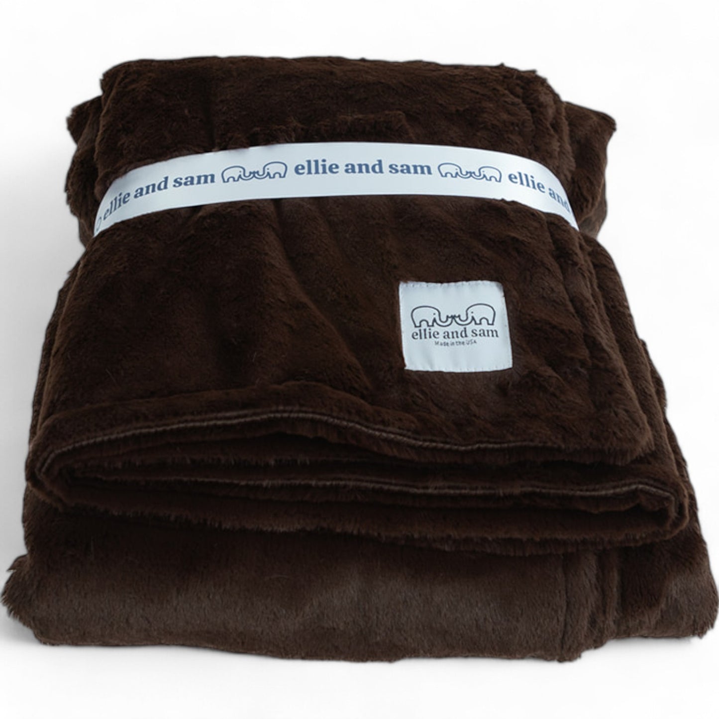 Luxury Borderless Throw (Big Blanket) - Chocolate