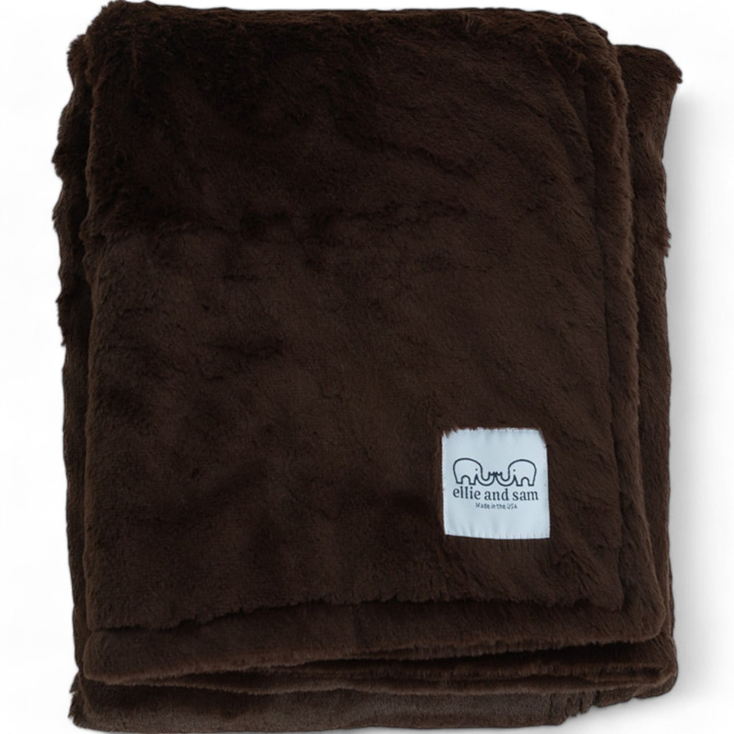Luxury Borderless Throw (Big Blanket) - Chocolate