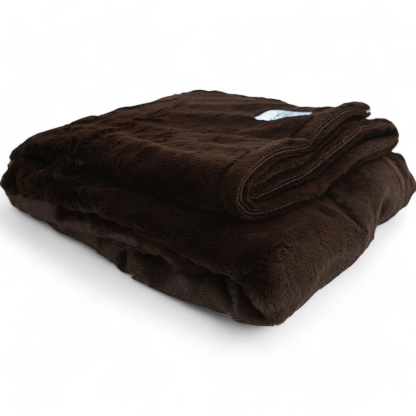 Luxury Borderless Throw (Big Blanket) - Chocolate